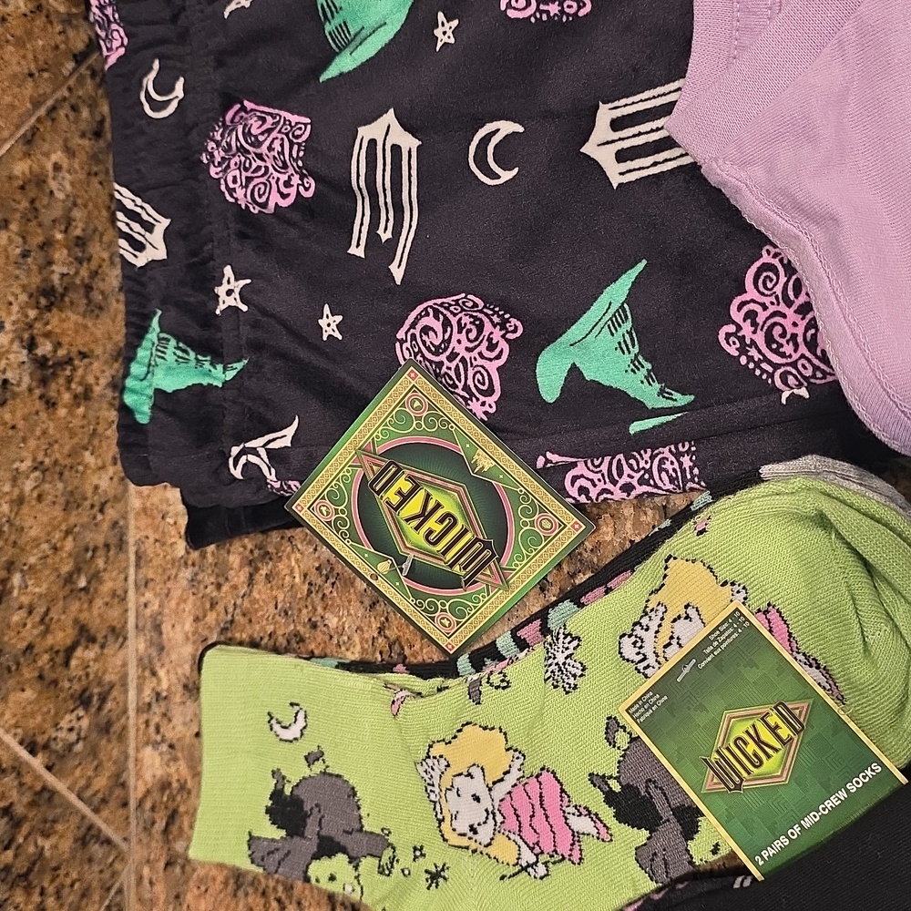 2 NWT Wicked Tee Shirt & Pajama Pant Sets - Picture 4 of 13